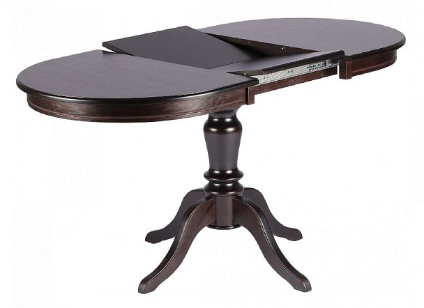 Обеденная группа стол Анфея 110(150)х75х76 Венге и 4 стула Арктос Венге/Бежевый жаккард - Вид 3