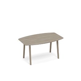 Стол для переговоров фигурный WOOD Time wood ТМ В2 141 ВЛ вяз либерти - Фото предпросмотра