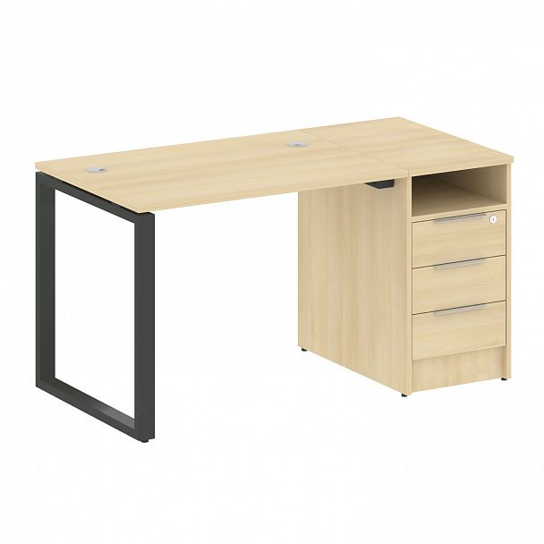 Рабочая станция "Metal System" БО.РС-СТП -1.1 акация/антрацит - Вид 1