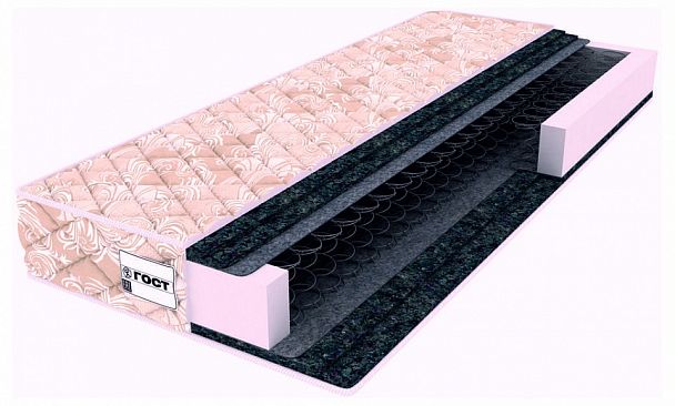 Кровать односпальная Bonna с матрасом ГОСТ 2000x900 - Вид 4