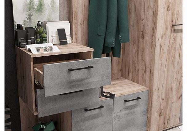 Стенка для прихожей Бостон - Вид 4