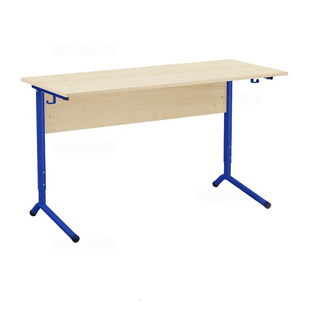 Стол ученический 120Р, 2-местный, регулируемый на плоскоовальной трубе (м/к Красный, Синий, Зеленый ), гр.5-7 - Вид 4