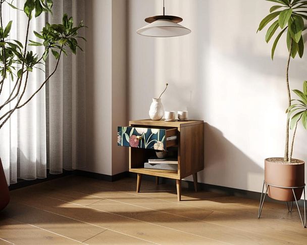 Тумбочка Berber с открытой полкой арт BB33/Print_54 - Вид 2