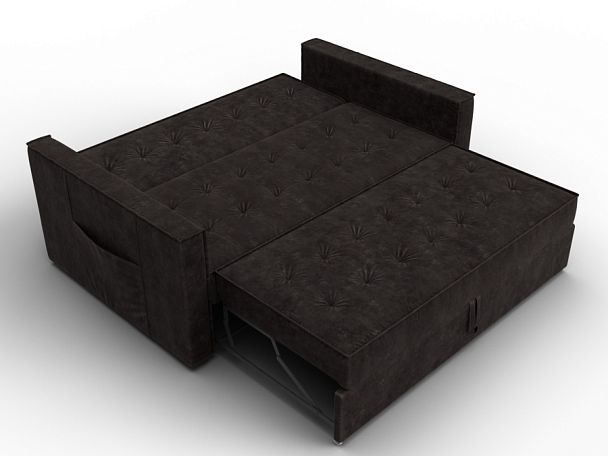 Диван прямой Лига-104 (140) Велюр коричневый - Вид 8