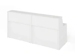 ЛАЙТ / LIGHT RLG074 Двойной ресепшн 240x80x115 Белый - Фото предпросмотра