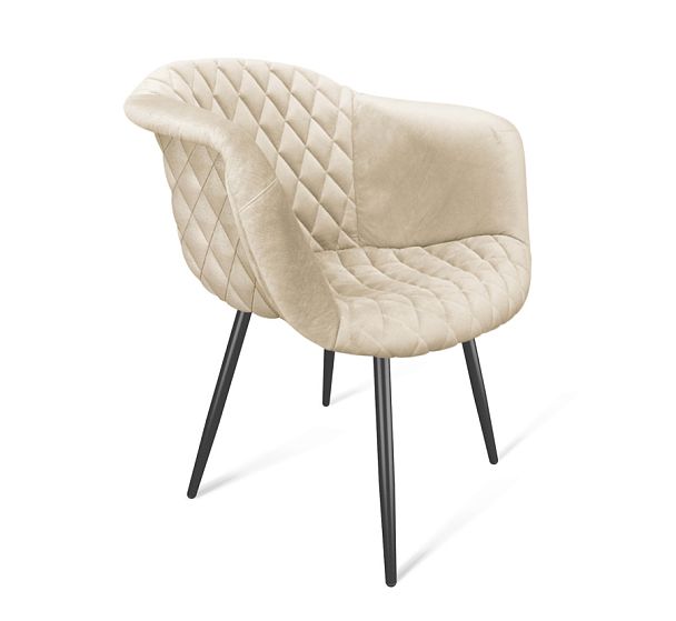 Стул Sheffilton SHT-ST31-C4/S95-1 кремовый/черный муар - Вид 1