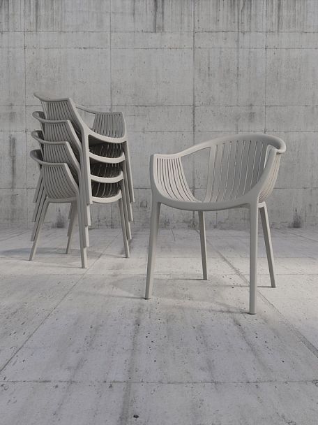 Стул Escalate, светло-серый - Вид 5