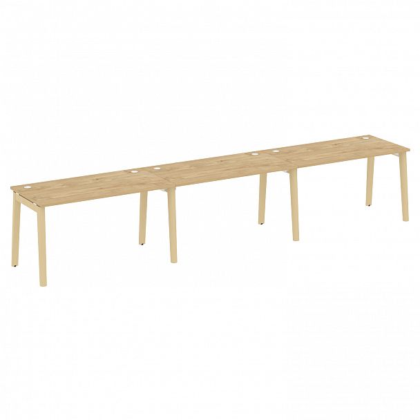 Рабочая станция "Onix wood" OW.RS-3.3.7 тиквуд светлый/дуб светлый - Вид 1