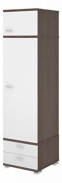 Шкаф платяной Домино КС-15 Белый/Шамони - Вид 1