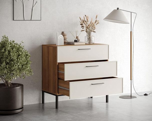 Комод с тремя ящиками Nicole NLN12 - Вид 2