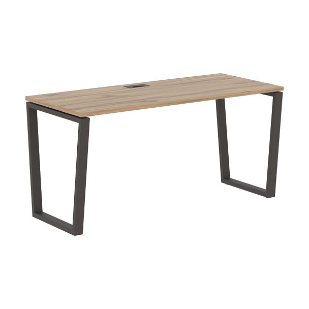 Стол прямой EVST 1567 Дуб Денвер светлый/Мокко 1560х670х750 EDIS - Вид 1