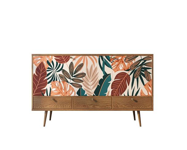 Комод Berber три дверки и три ящика 25 принт арт BB24/Print_25 - Вид 1