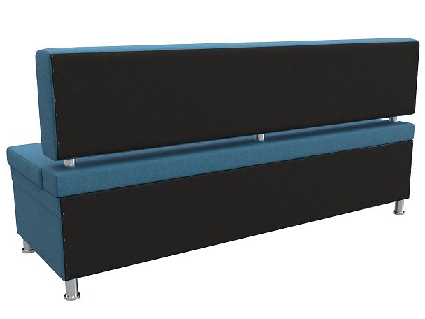 Диван кухонный прямой Стайл Рогожка голубой - Вид 6