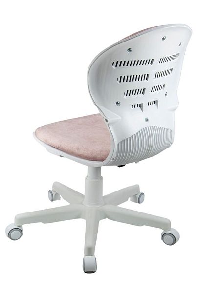 Кресло 1139 FW PL White велюр Bliss 08 розовый - Вид 6