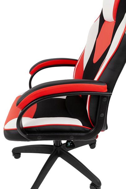 Кресло Chairman game 17 Россия экокожа черный/красный/белый - Вид 12