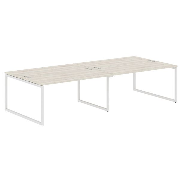 Стол 4-х местный XQWST 3214 Сосна Эдмонт/Белый 3206х1406х750 XTEN-Q - Вид 1