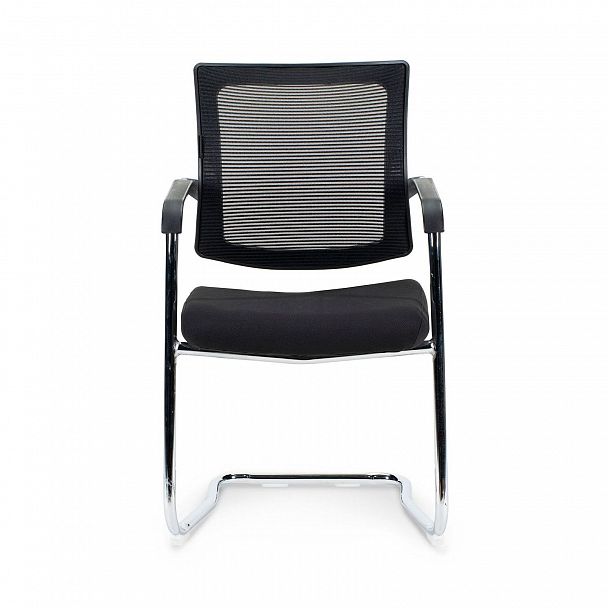 Кресло Вельд CF / хром / черная сетка / черная ткань - Вид 3