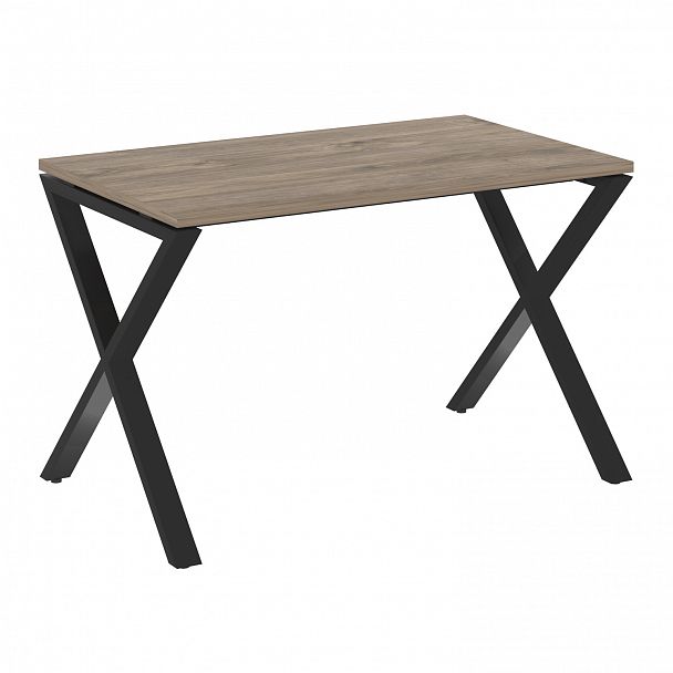 Стол рабочий "Loft" VR.L-SRX-2.7 тиквуд темный/черный - Вид 1
