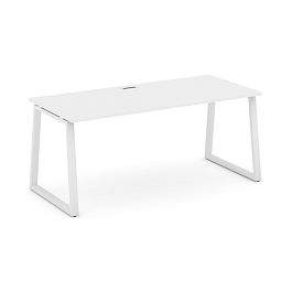 Style Project Direct Direct Стол письменный SN-6T1.SR-014.M Белый/Металл Белый 1580*700*750 - Фото предпросмотра