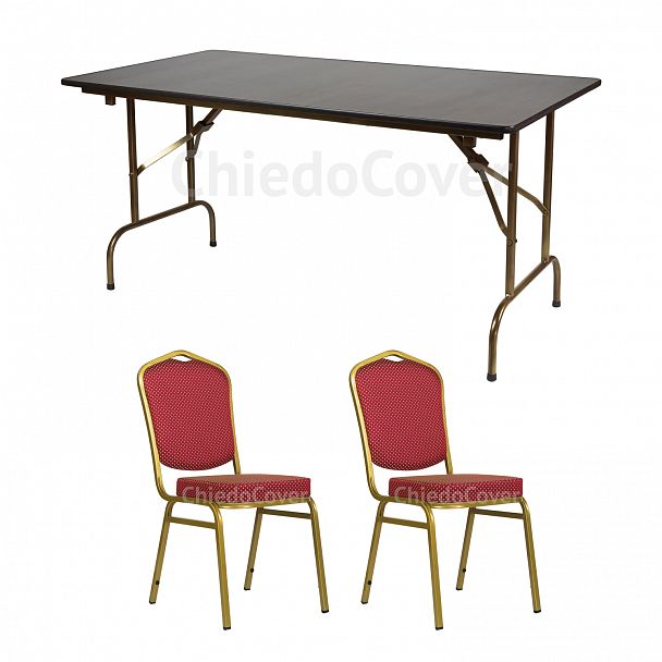 Обеденная группа стол Лидер 1, 2 стула Хит 20мм - Вид 2