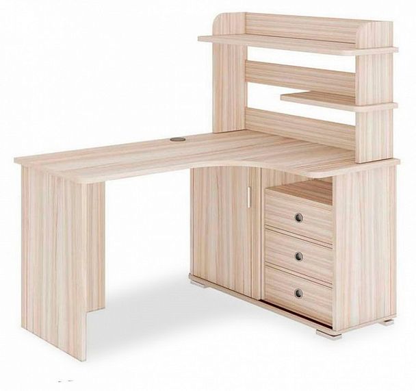 Стол компьютерный Домино СР-145 Карамель правый - Вид 1