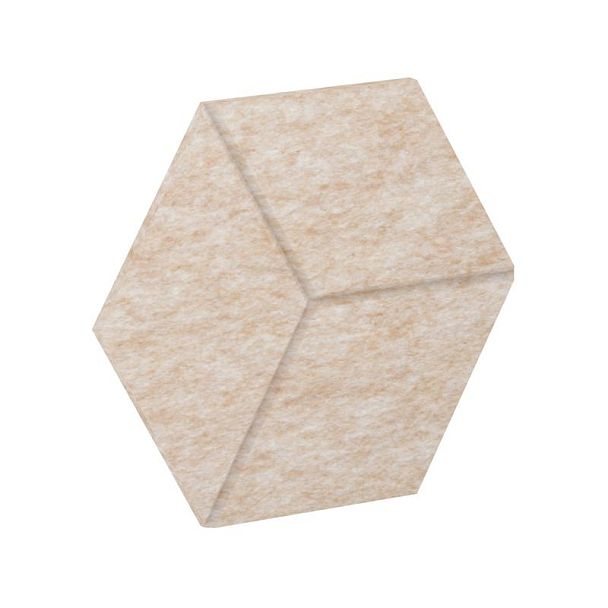 AcustiX Настенная панель шестигранная (3 луча) VE.NP-6G3LU-200 Крем-брюле 400*346*12
(сторона 200мм) - Вид 1