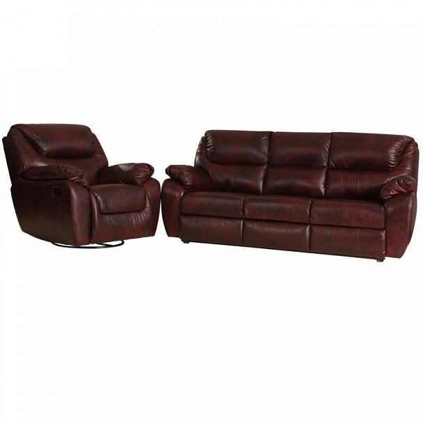 Диван "Валенсия 01" 3мест. Реклайнер - Вид 6