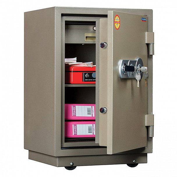 Сейф огнестойкий VALBERG "FRS-73T KL", 732х485х431 мм, 86 кг, два ключевых замка, крепление к полу - Вид 2