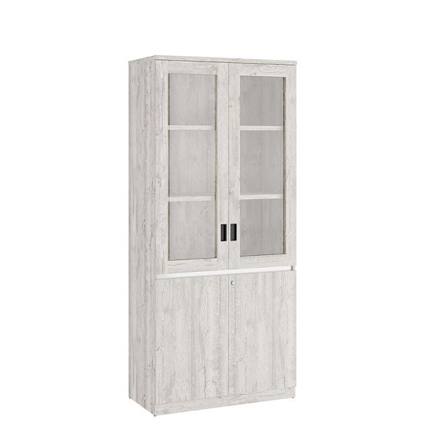 Шкаф для бумаг Liverpool 90x45x220 дуб нордик - Вид 1