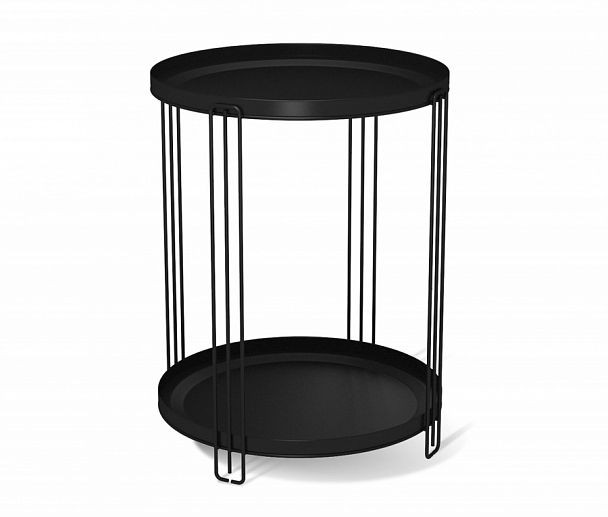 Столик журнальный Sheffilton SHT-CT31 черный муар - Вид 1