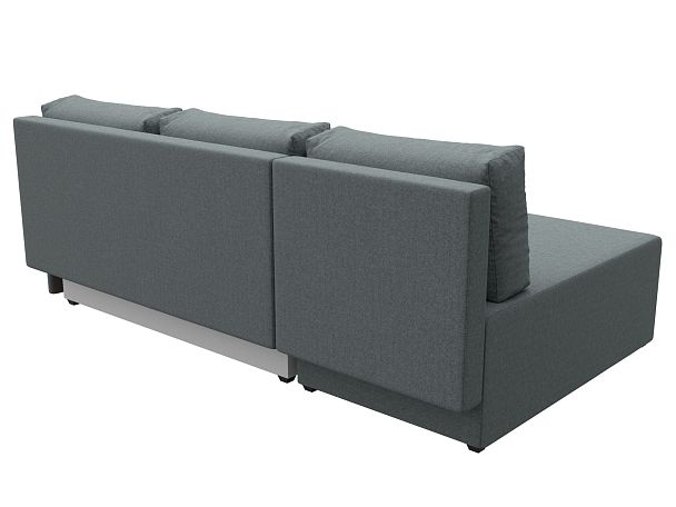 Диван угловой Поло левый угол Рогожка серый - Вид 6