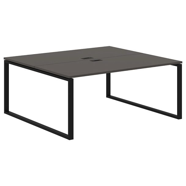 Стол 2-х местный EQWST 1716 Мокко/Черный 1760х1606х750 EDIS - Вид 1