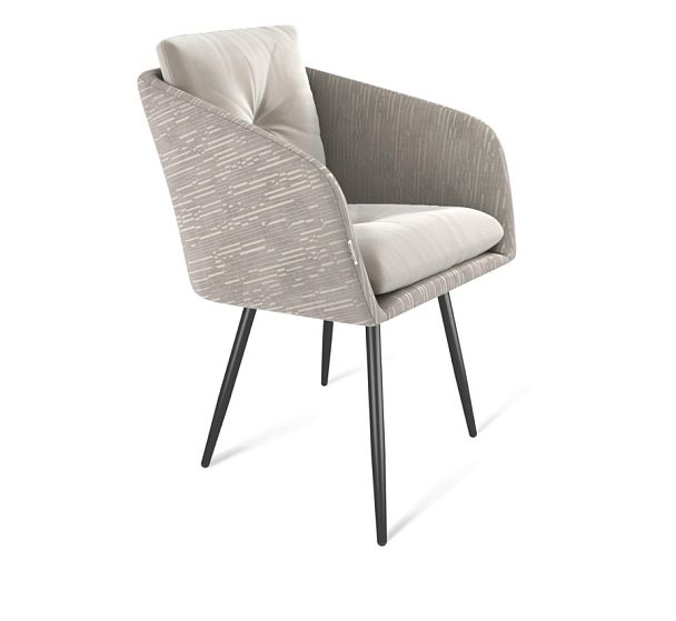 Стул Sheffilton SHT-ST43-2/S95-1 морозное утро/чёрный муар - Вид 1