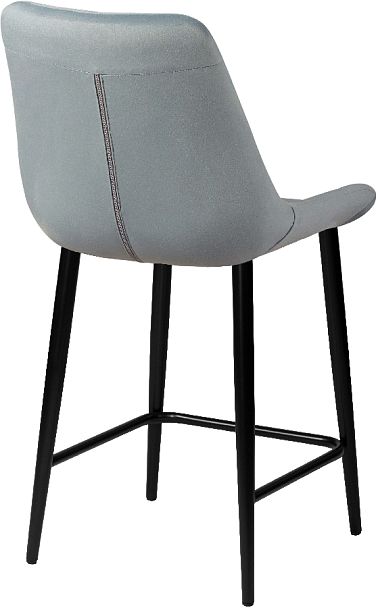 Комплект полубарных стульев Эйден, Confetti dusty blue/черный, 4 шт. - Вид 4