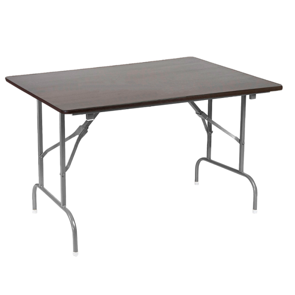 Стол Лидер 1, венге, каркас - серебро - Вид 1