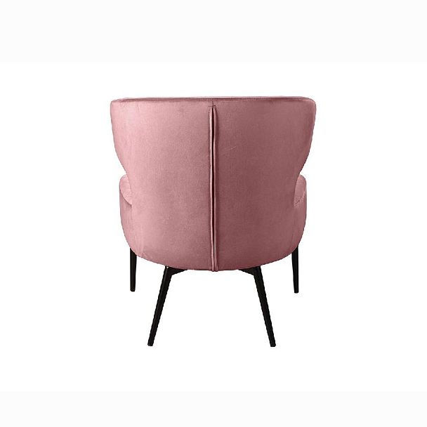 Кресло Richard ромб, бархат пудровый 15 - Вид 5