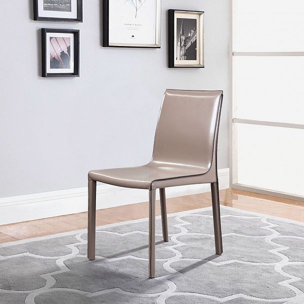 Стул Barrie, кожа капучино - Вид 12