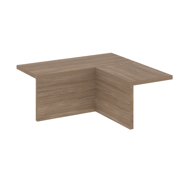 Onix Накладка угловая низкая внутренняя левая O.R-NU.N.VNU (L) Дуб аризона 759*759*297 - Вид 1