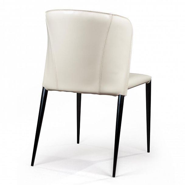 Стул Albert, кожа бежевый, стопируемый - Вид 6
