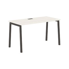 Стол прямой ELST 1367 Ясень Траун/Мокко 1360х670х750 EDIS - Фото предпросмотра