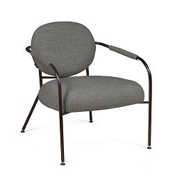 Лаунж кресло EGO, микромех темный - Фото предпросмотра