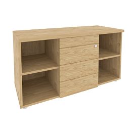 Onix Direct Тумба сервисная с ящиками TIP-ON O.TS-11 TIP Тиквуд светлый 1100*460*598 - Фото предпросмотра