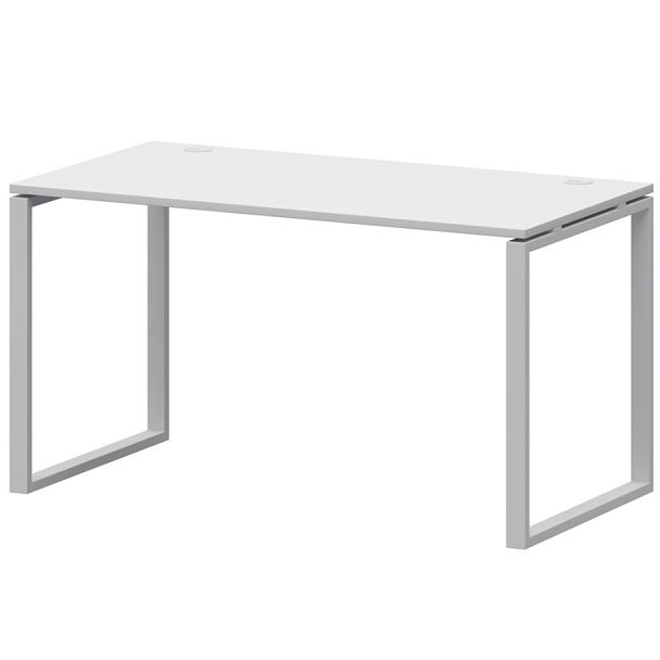 Стол на металлокаркасе АМ.О-003.60 Белый/Белый 1400x600x760 Арго-М - Вид 1