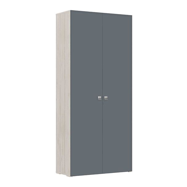 Шкаф для бумаг Zion 92x42x209 дуб шамони светлый - Вид 1