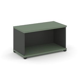 Concept Стеллаж 1 широкая секция, 1 ниша CN.STS-110 Кобо/Антрацит/Металл Антрацит 836*420*450 - Фото предпросмотра