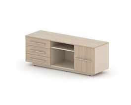 АККОРД/ACCORD RACR005 Тумба опорная 1500х470х565 Сосна Аланд/Кашемир - Фото предпросмотра