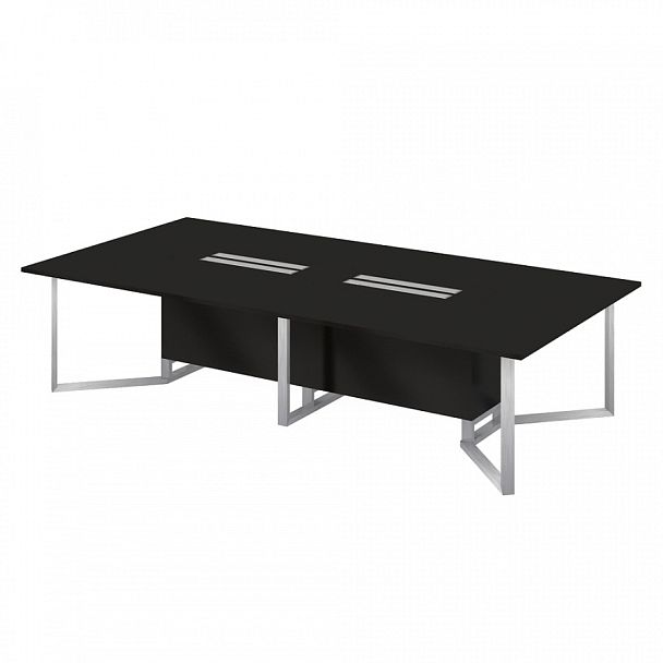 Композиция "Форум"  ПК-ФРМ-КОМП№0002-В3-227 дуб ферраре + хром - Вид 1