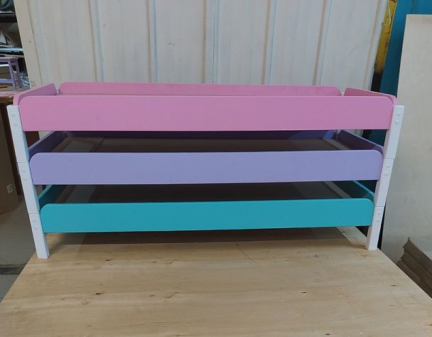 Кровать детская штабелируемая КМ-020, 1400 - Вид 1