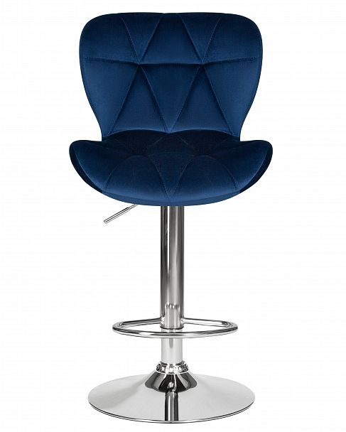 Стул барный DOBRIN BARNY (синий велюр (MJ9-117)) - Вид 6