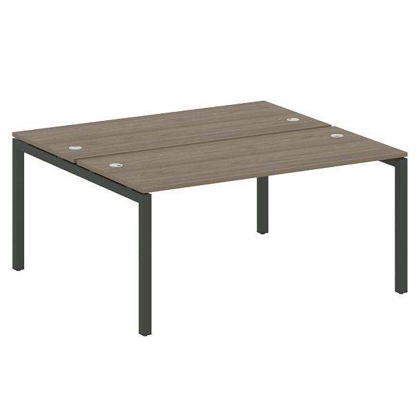 Metal System Quattro Р. ст. на П-образном м/к 50БП.РАС-СП-2.4 Вяз/Антрацит металл 1600*1475*750 - Вид 1